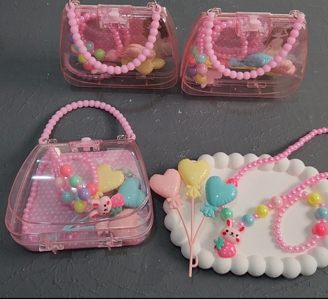 Çantalı Kolye Bileklik Seti