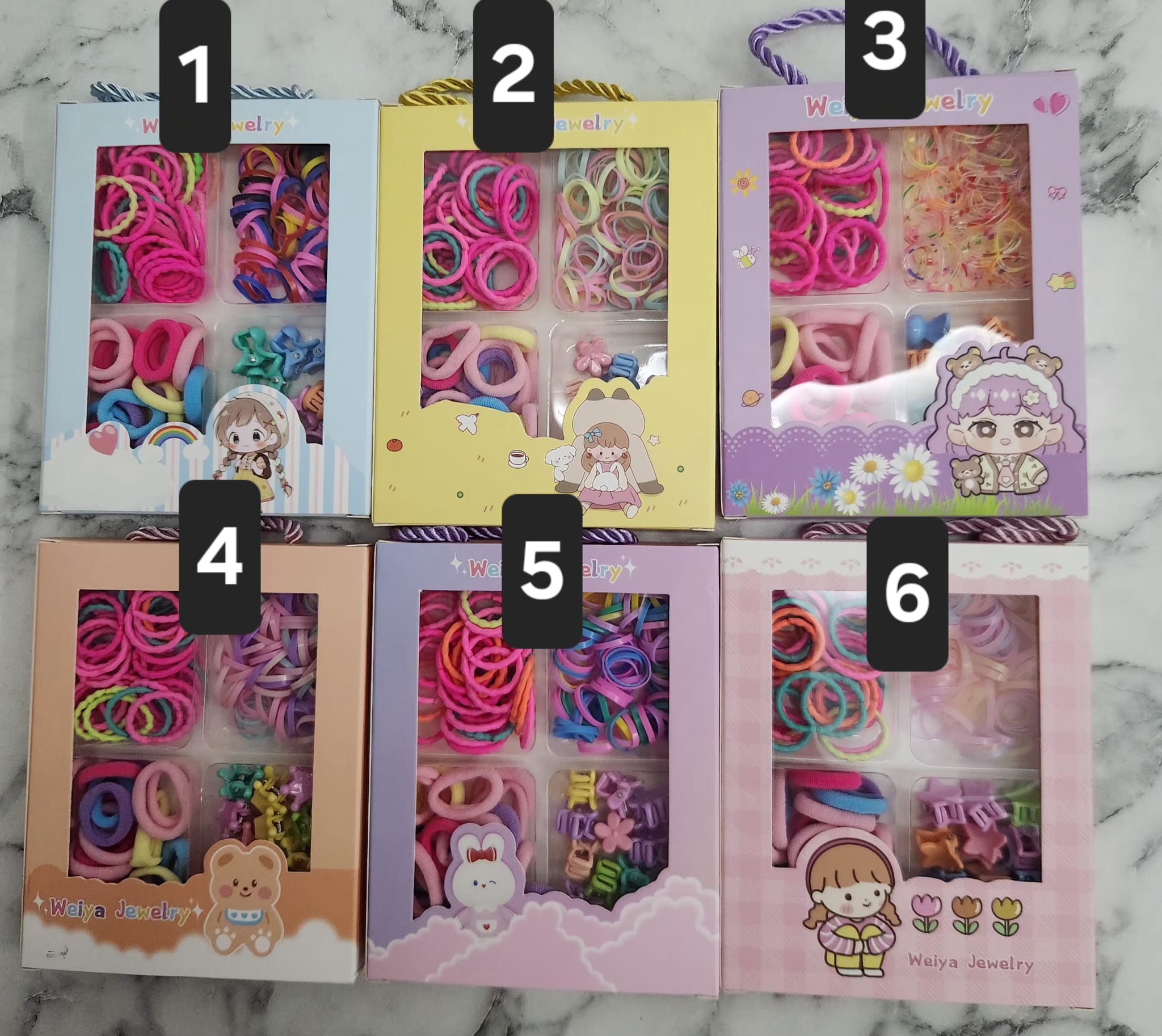 Çantalı Toka Seti Renkli