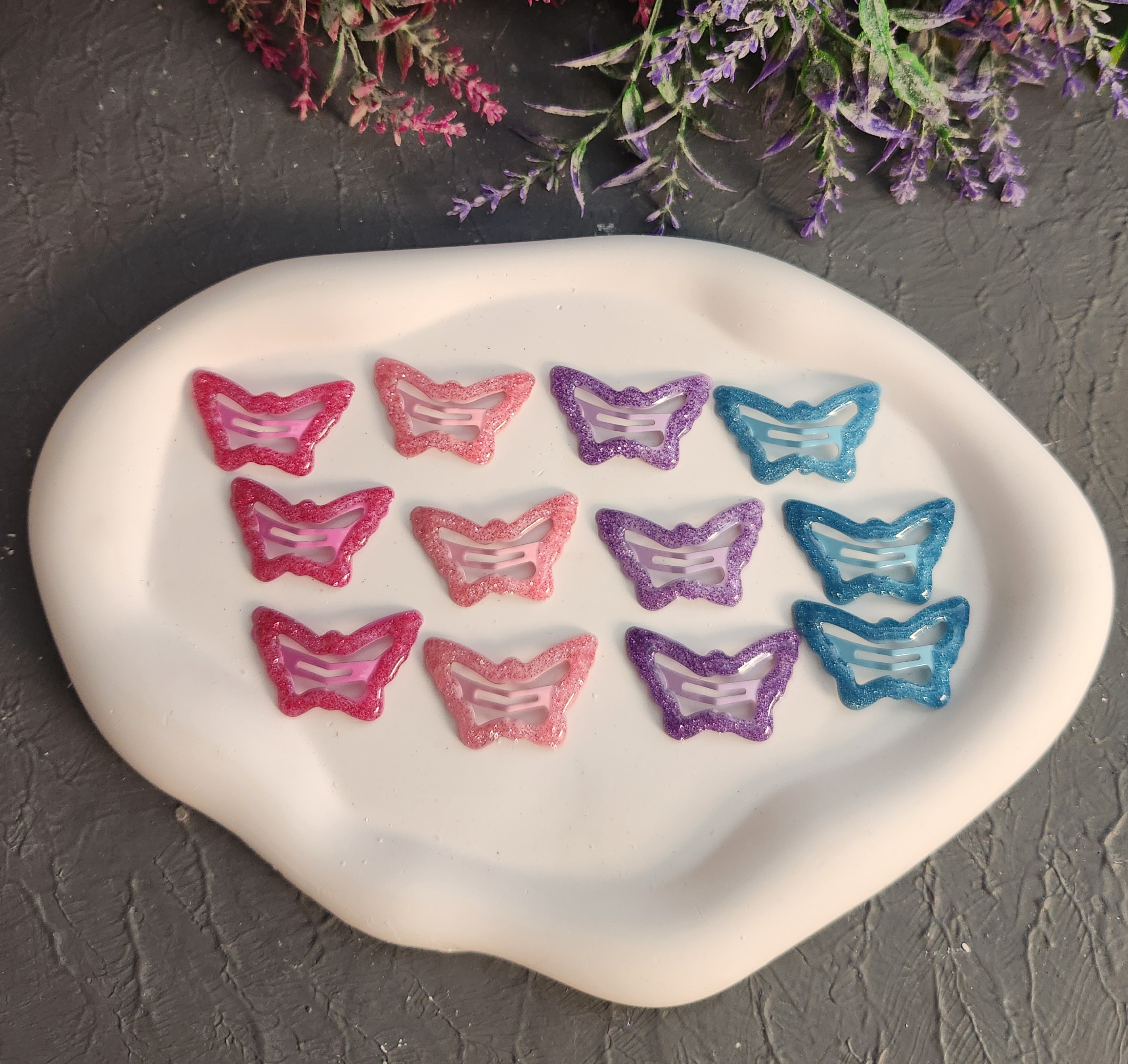 Kelebek Simli Çıtçıt 3'Lü 