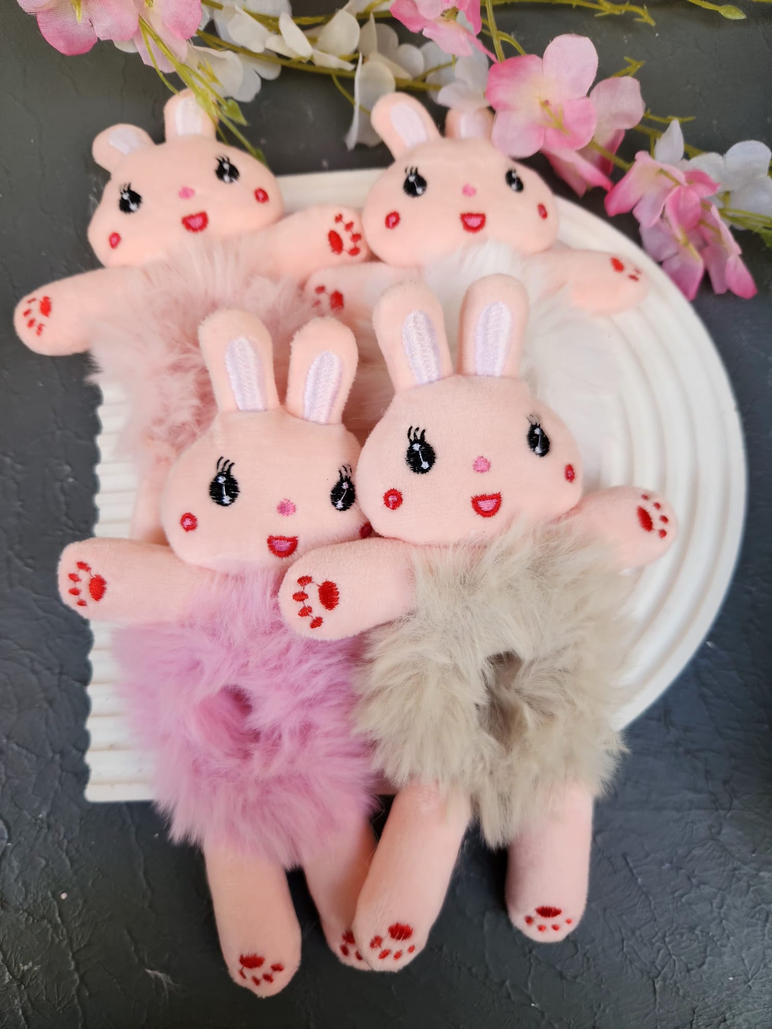 Tavşan Peluş Lastik Toka